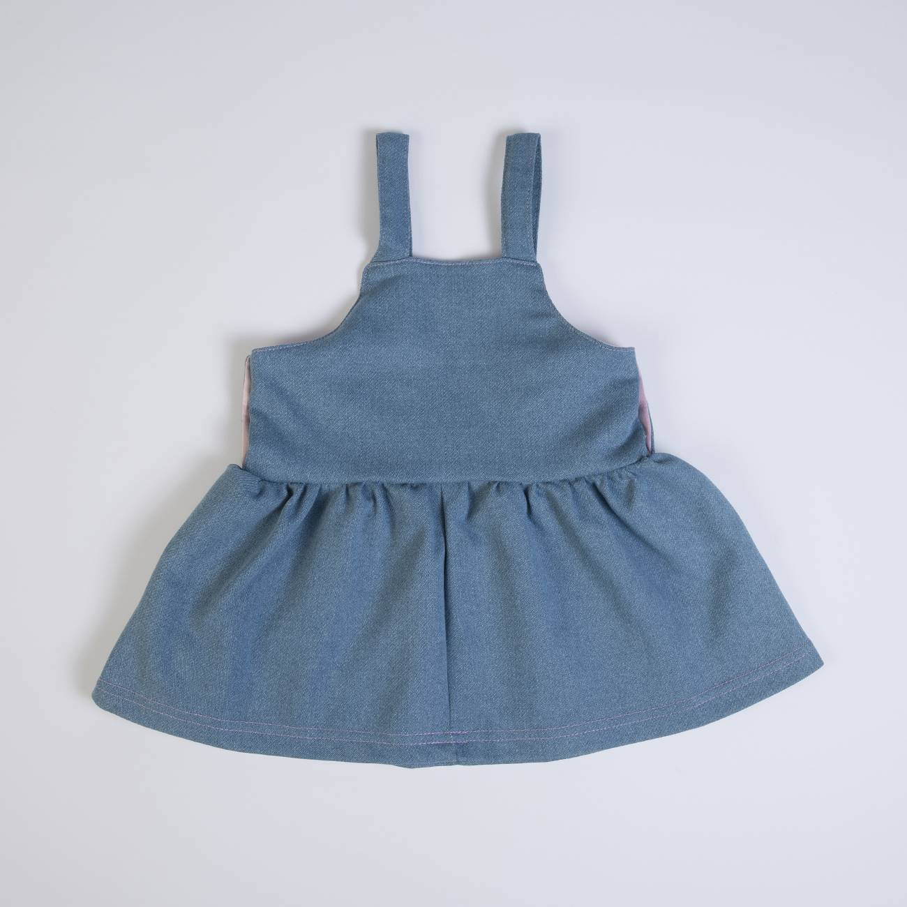 Denim Bow Dress