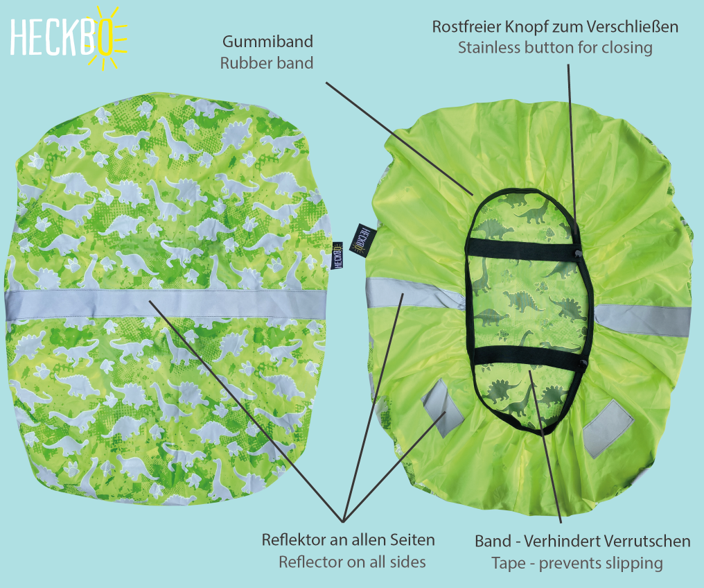 Kinder Farbwechsel Ranzenschutz - Dinosaurier-3