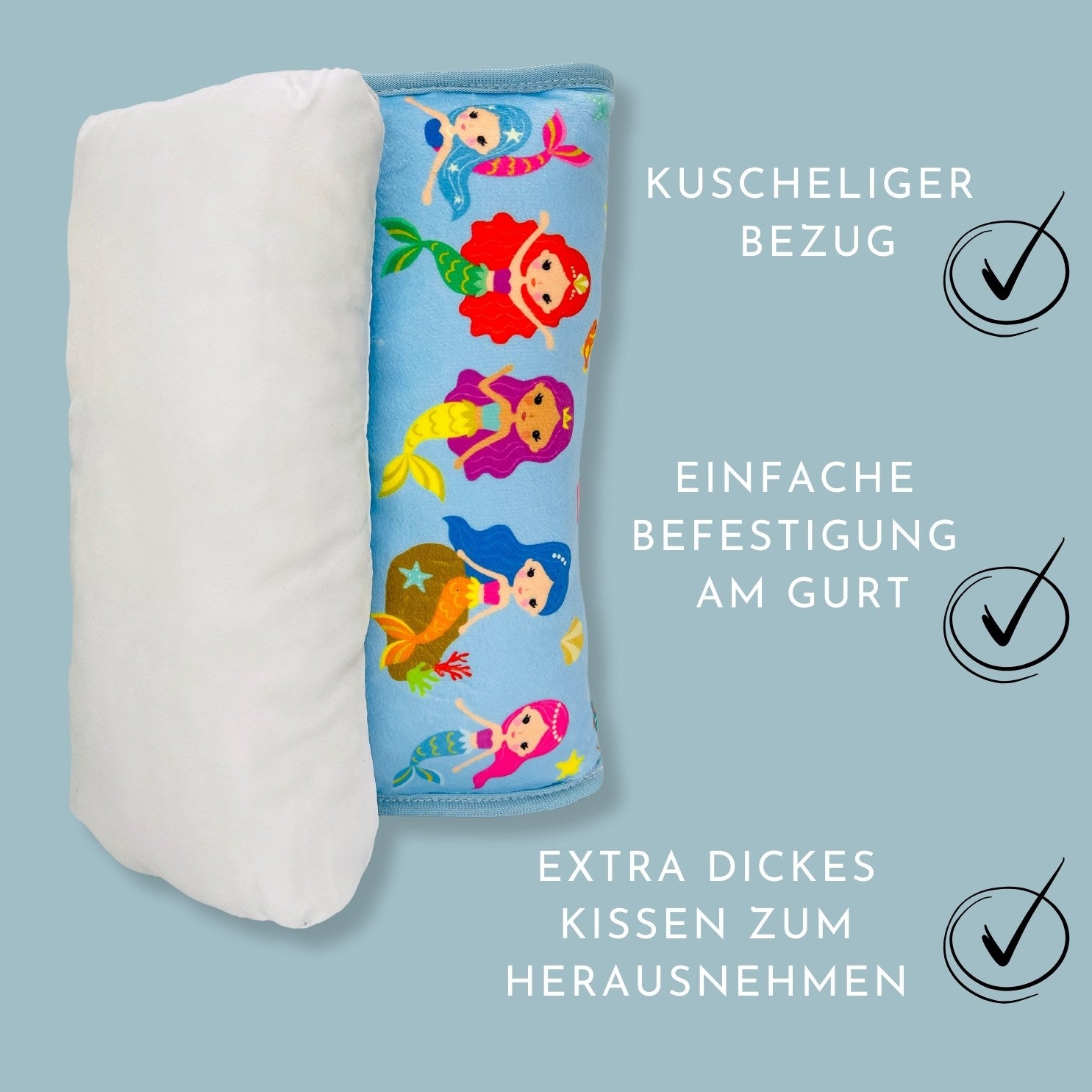 Auto Schlafkissen Meerjungfrau-3