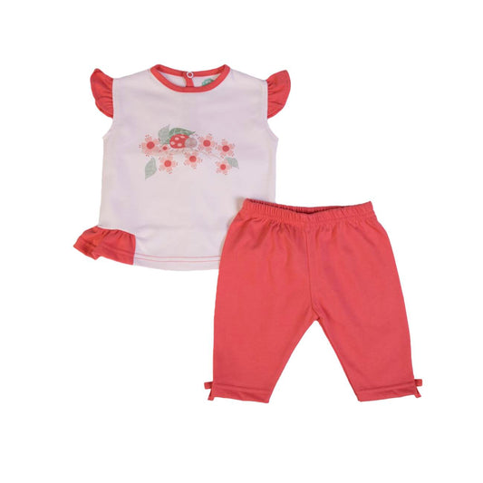 Ladybug T-shirt & leggings