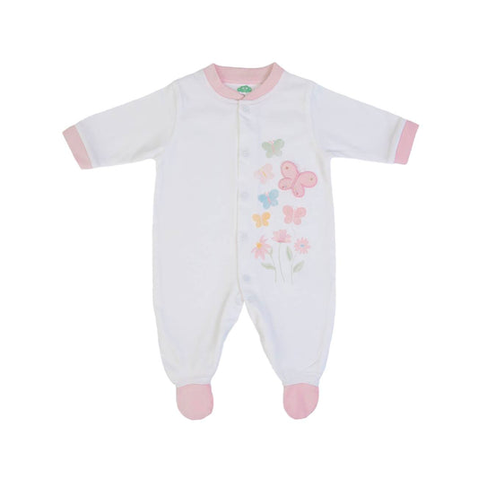 Organic Floral Babygrow
