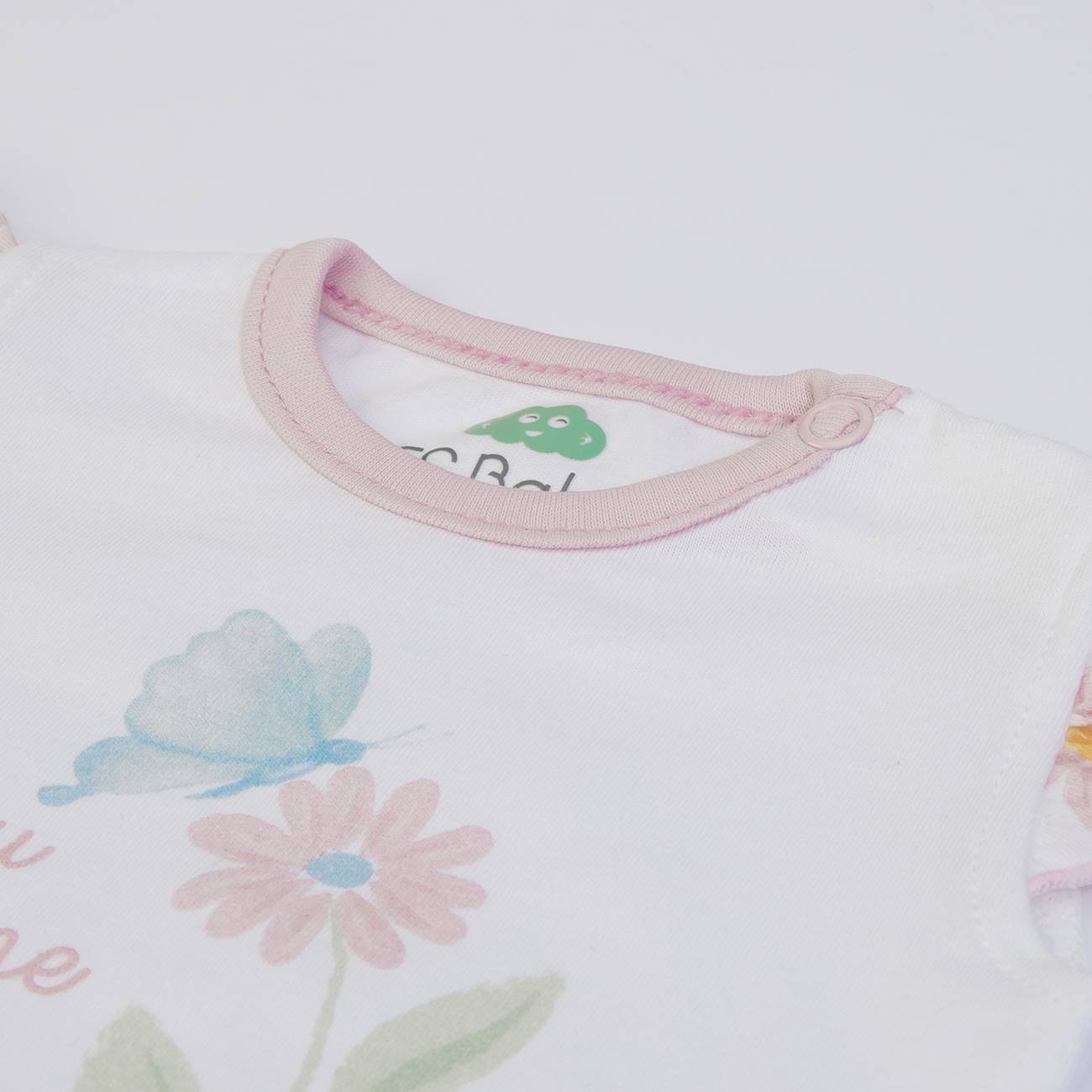 Organic Floral Baby Set