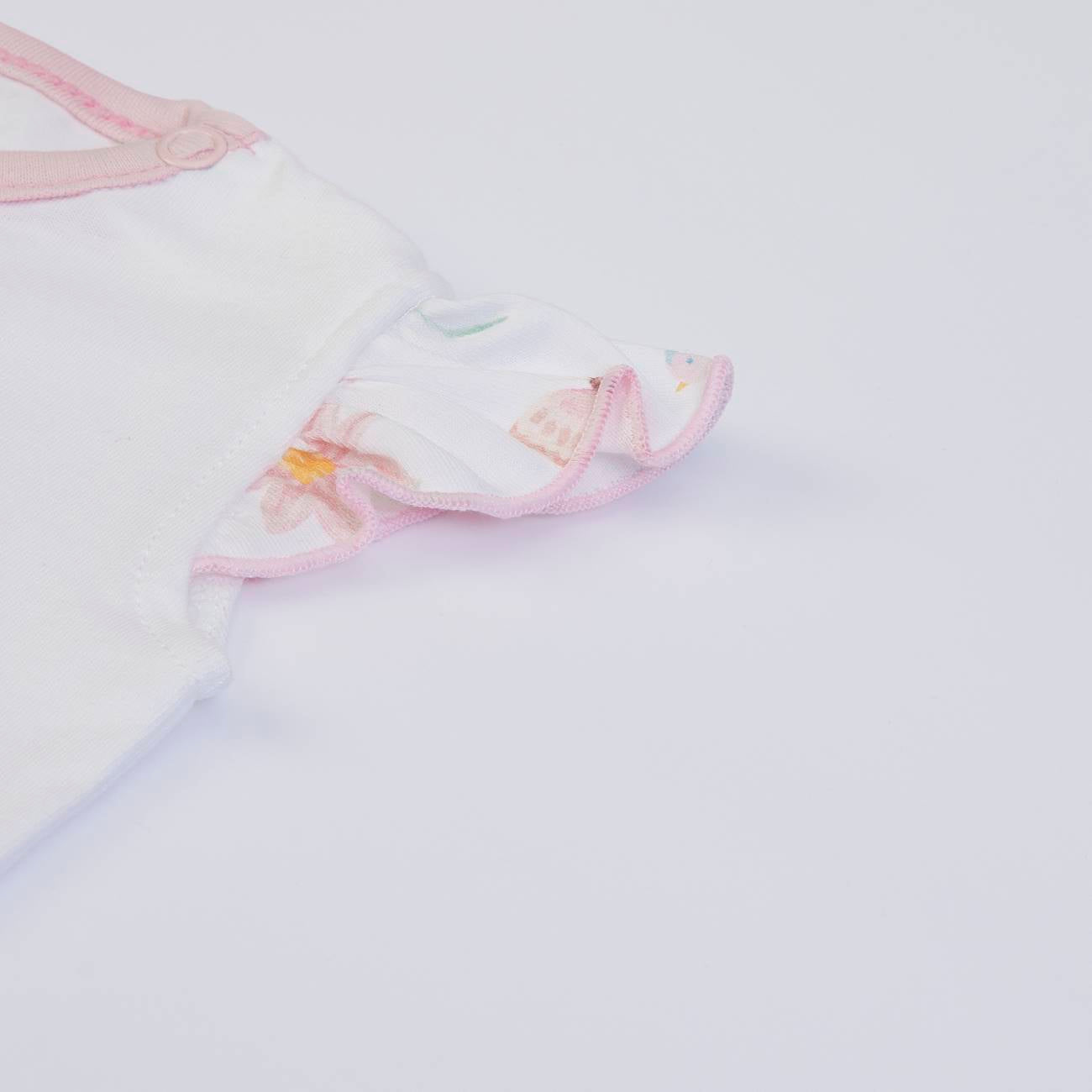 Organic Floral Baby Set