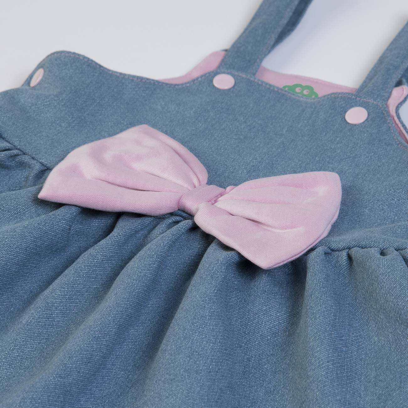 Denim Bow Dress