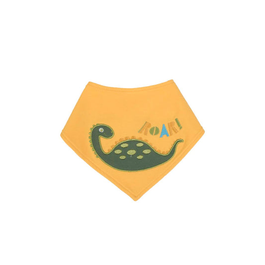 Yellow Dino Bib
