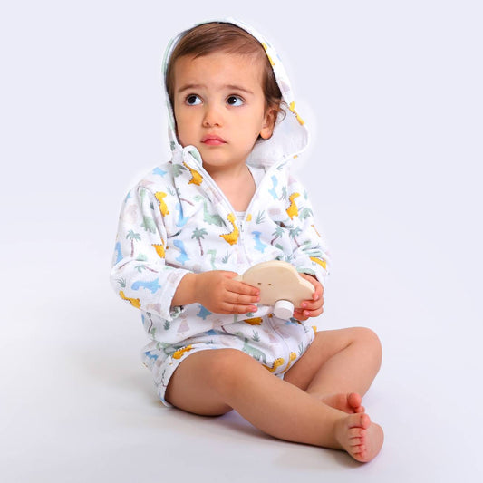 Dino Beach Bathrobe