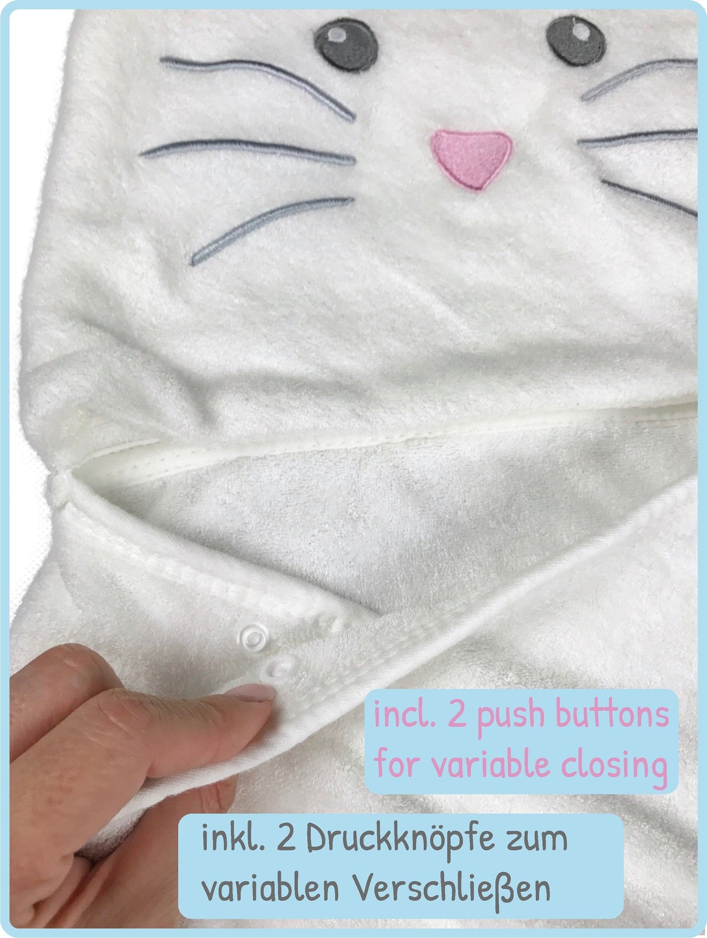 Baby Kapuzenhandtuch Maus-3