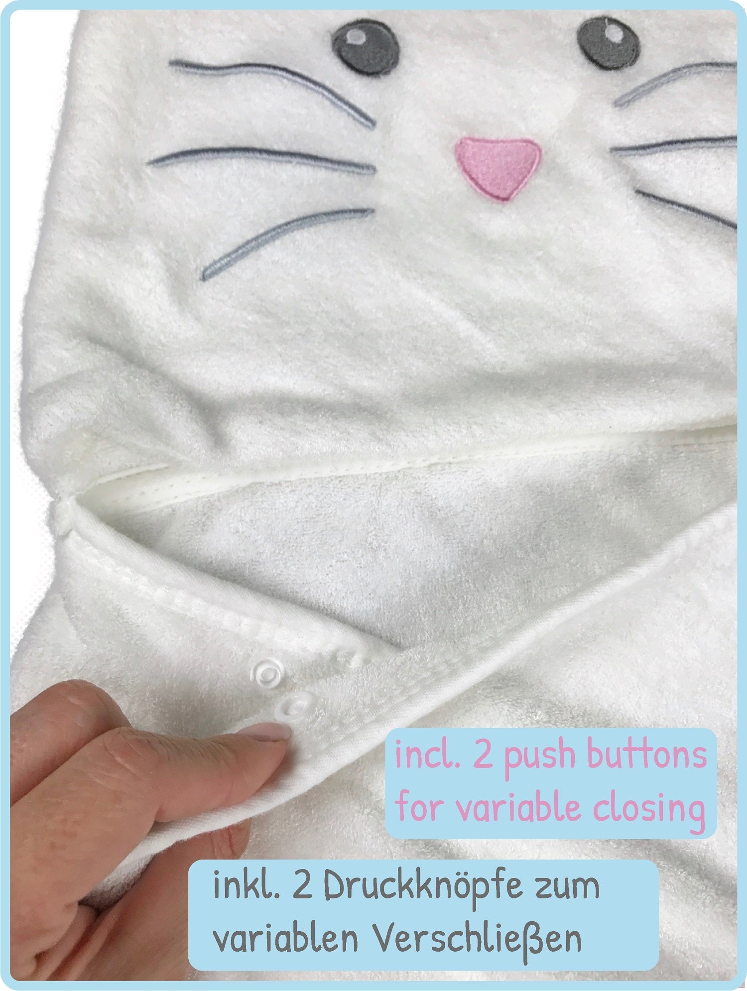 Baby Kapuzenhandtuch Maus-3