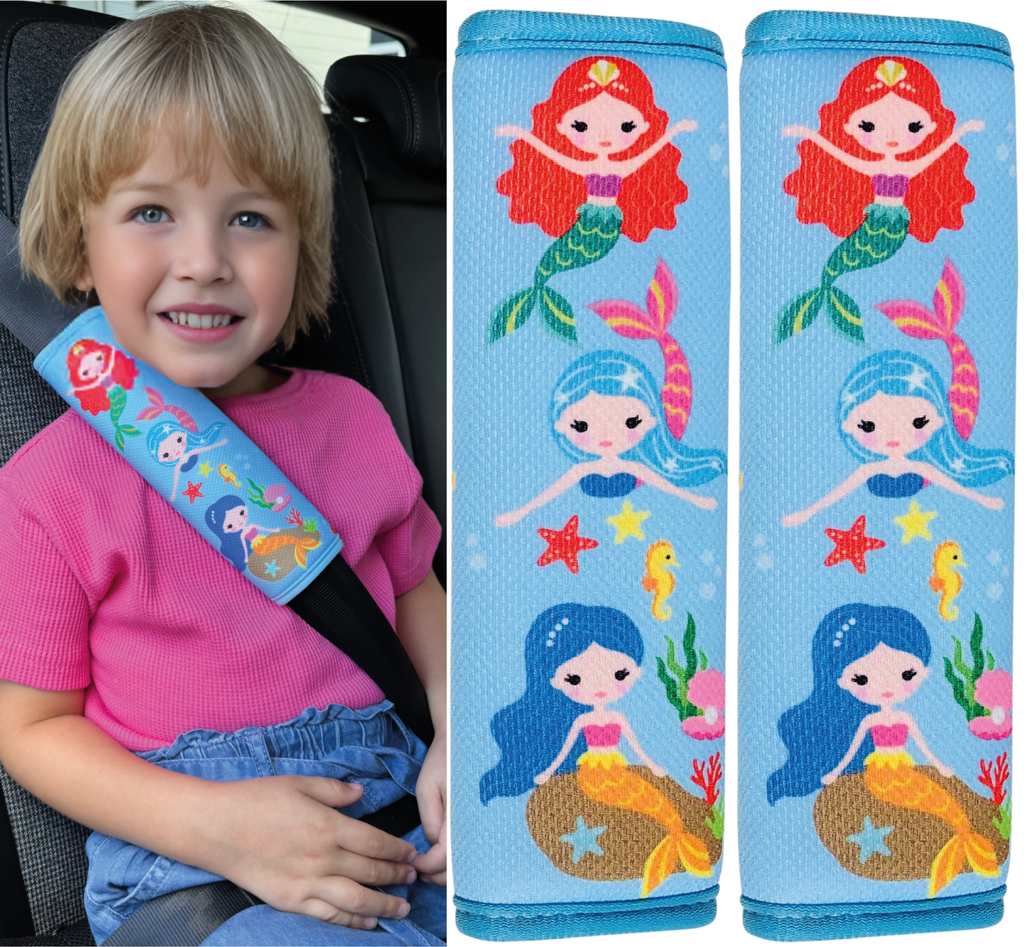 Auto Gurtschutz Meerjungfrau-0