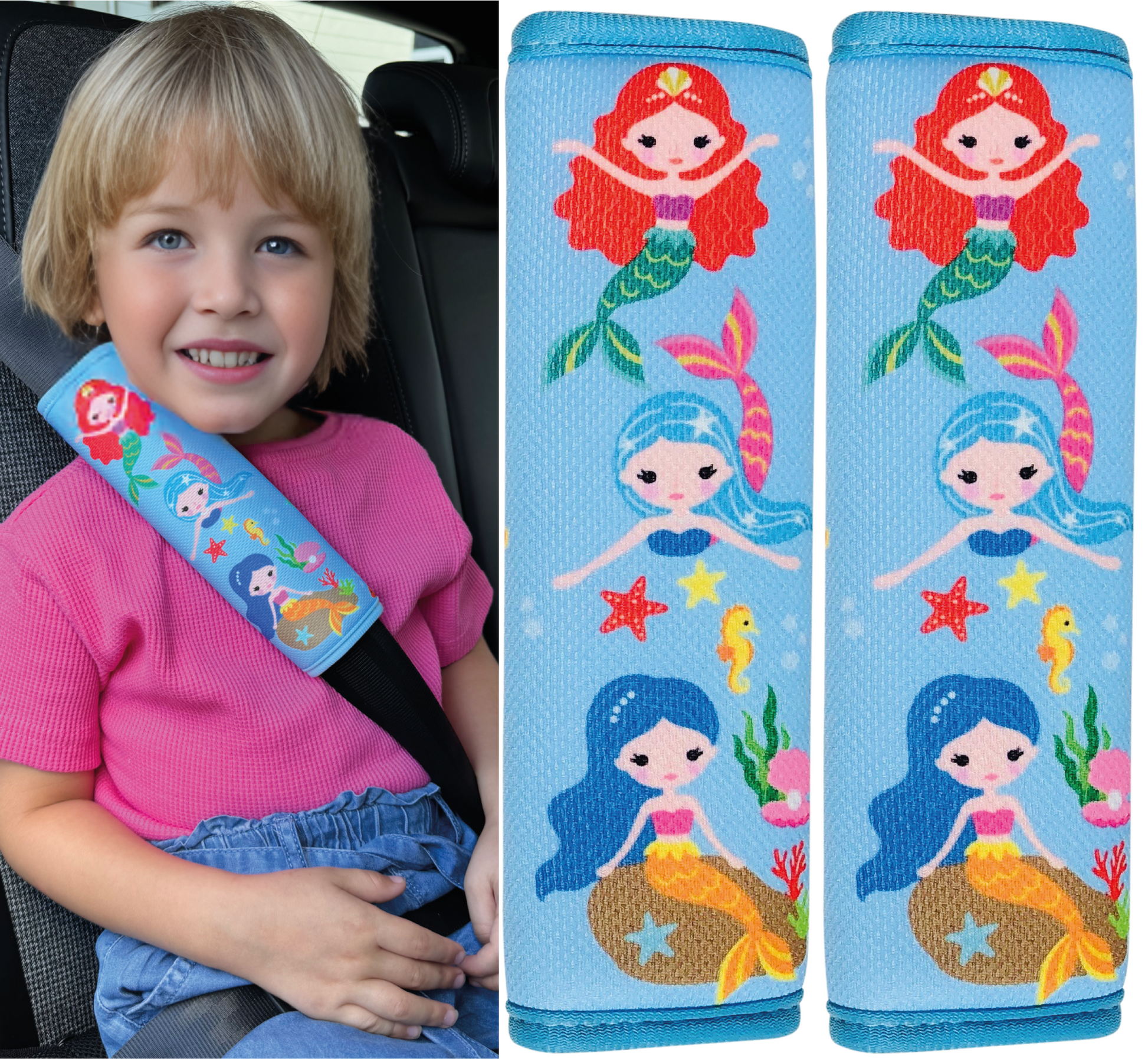 Auto Gurtschutz Meerjungfrau-0