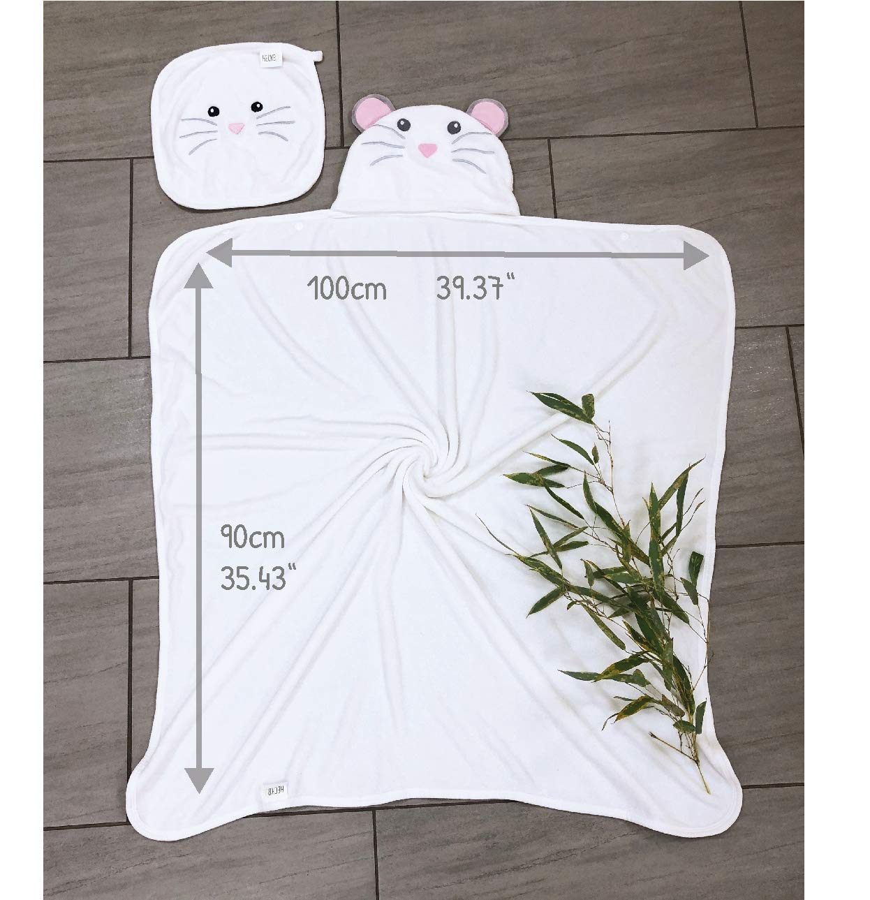 Baby Kapuzenhandtuch Maus-1