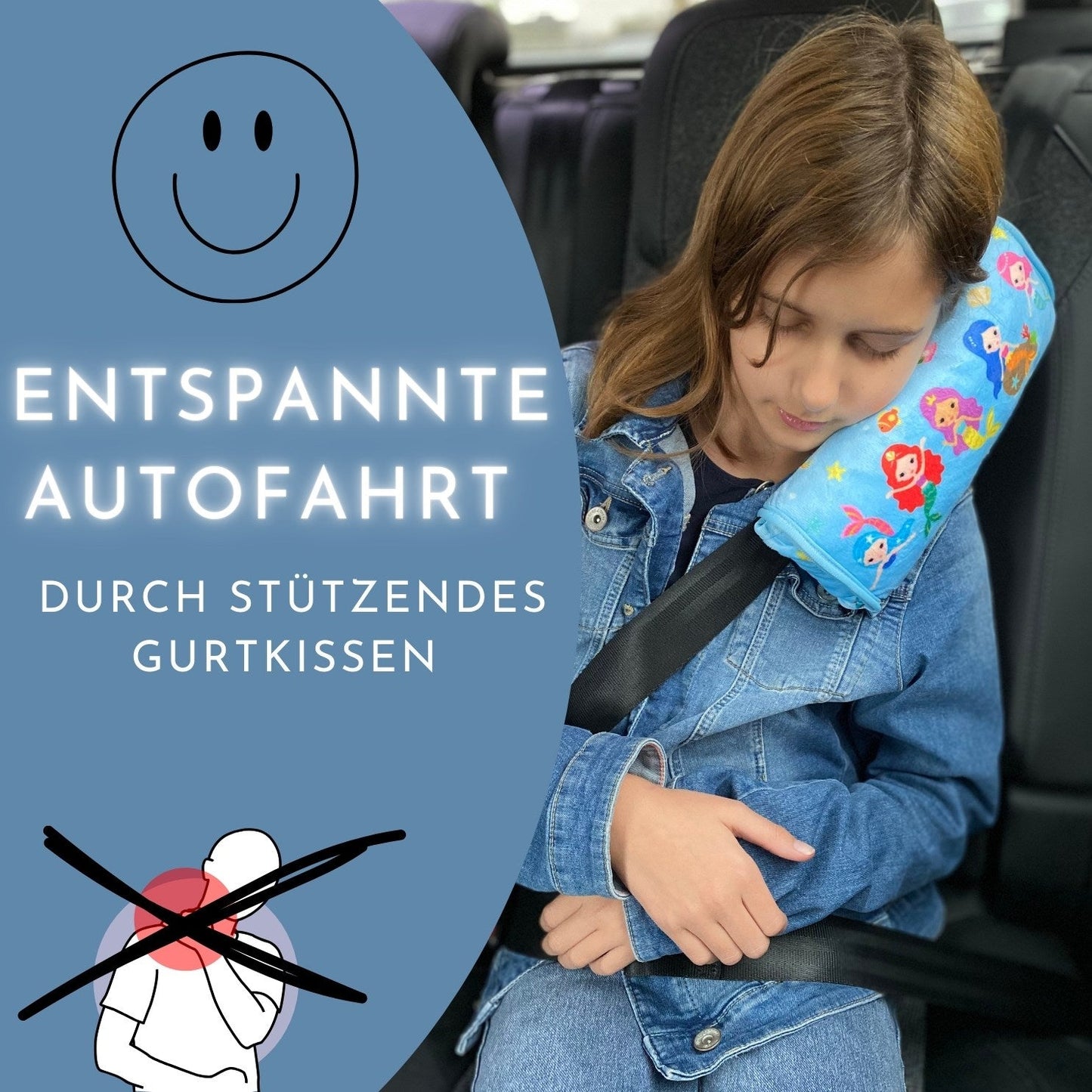Auto Schlafkissen Meerjungfrau-2