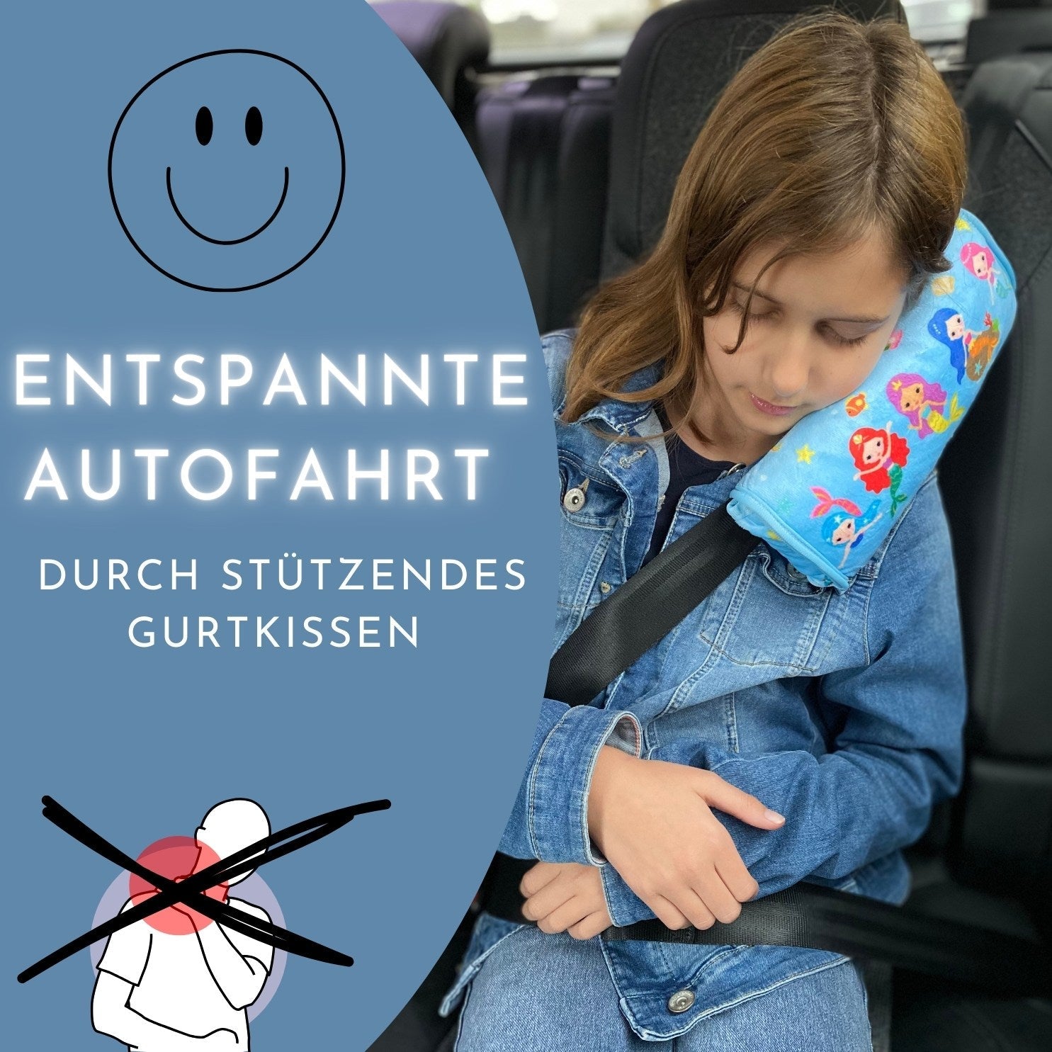 Auto Schlafkissen Meerjungfrau-2