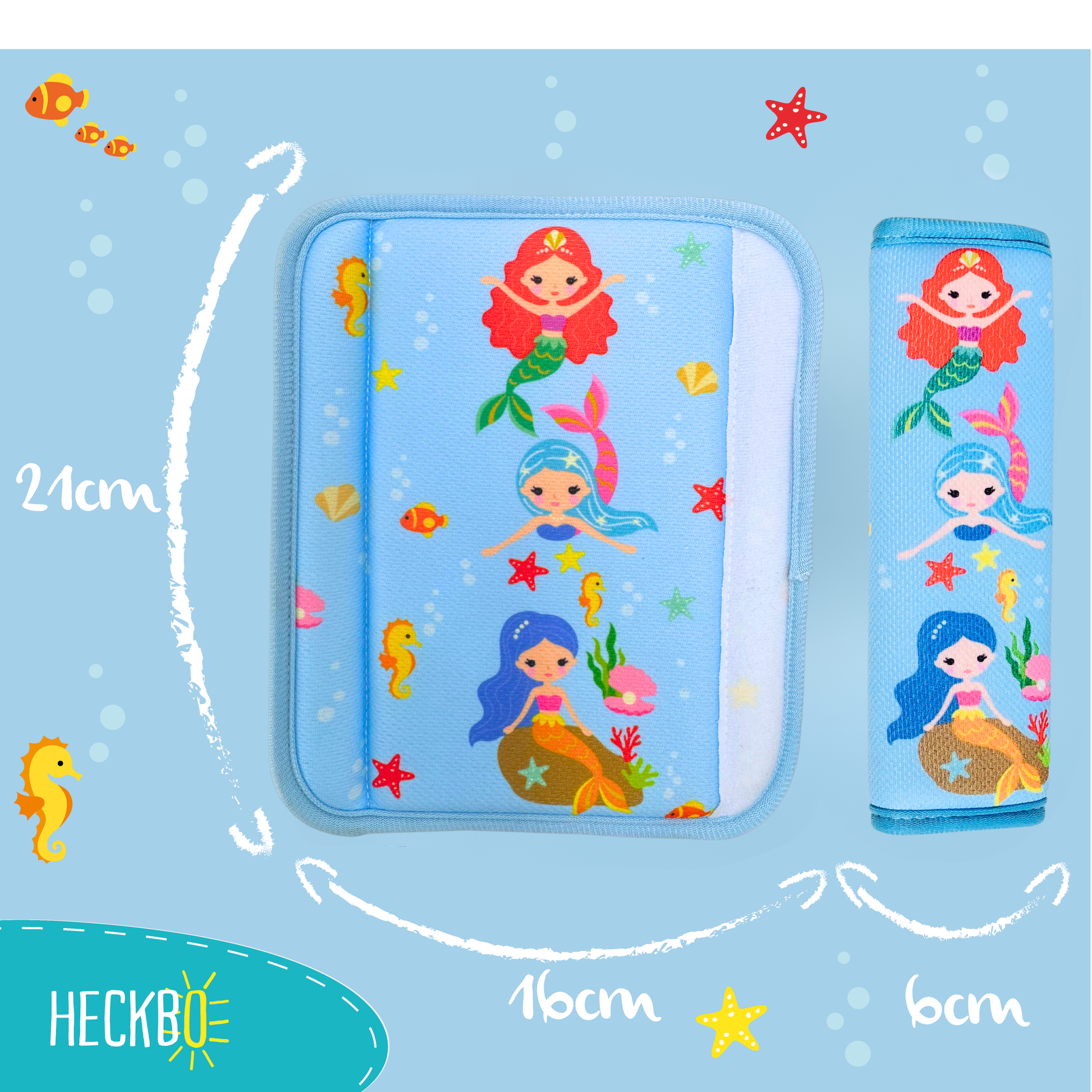 Auto Gurtschutz Meerjungfrau-4