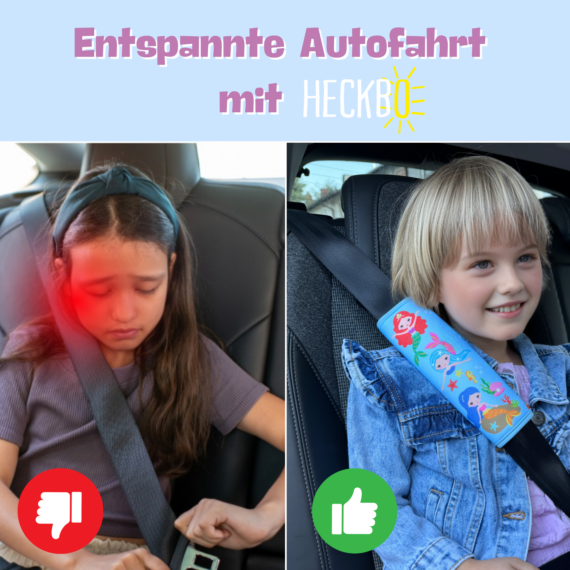 Auto Gurtschutz Meerjungfrau-3