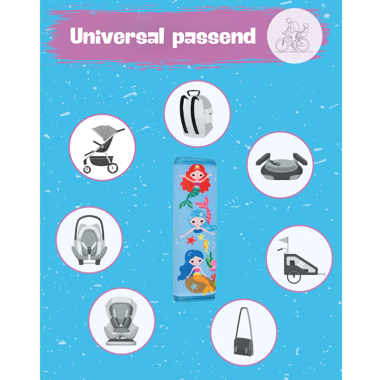 Auto Gurtschutz Meerjungfrau-2