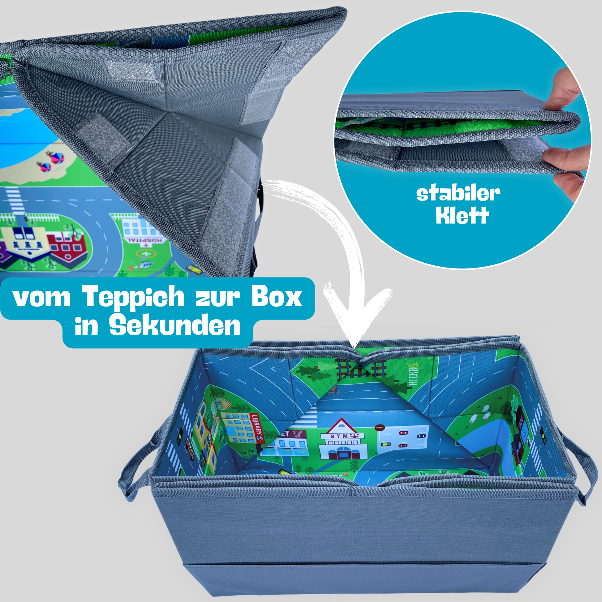 4 in1 Kinder Auto Organizer & Spielmatte-4
