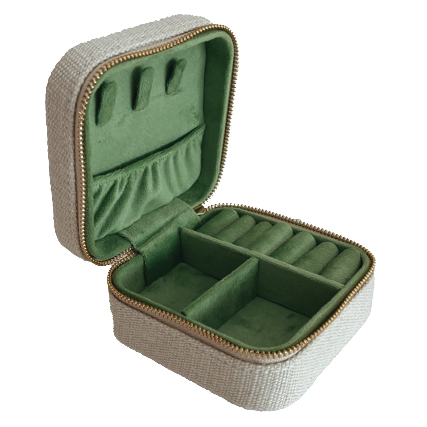 Small Jewellery Box-Natural Palm-1