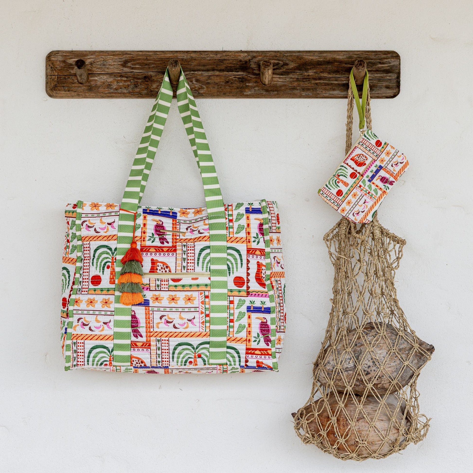 Striped Beach Bag-Jamaica-2