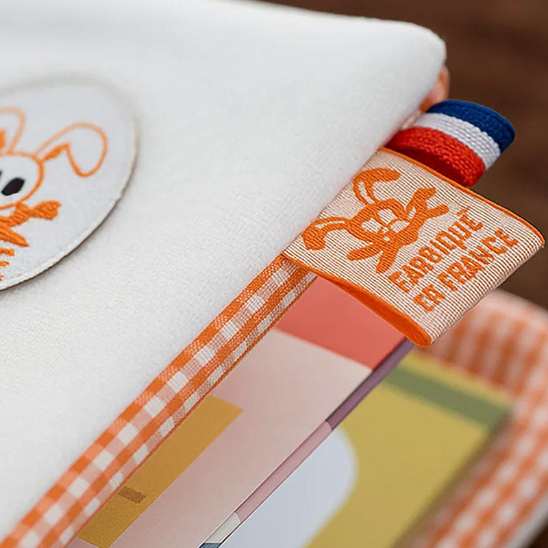 Protege carnet de sante coton bio papate wooly tete mort de lapin france