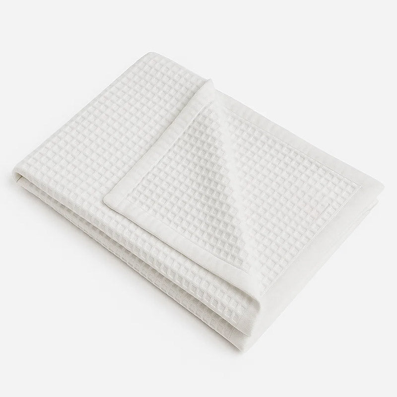 couverture nid abeilles en coton bio papate