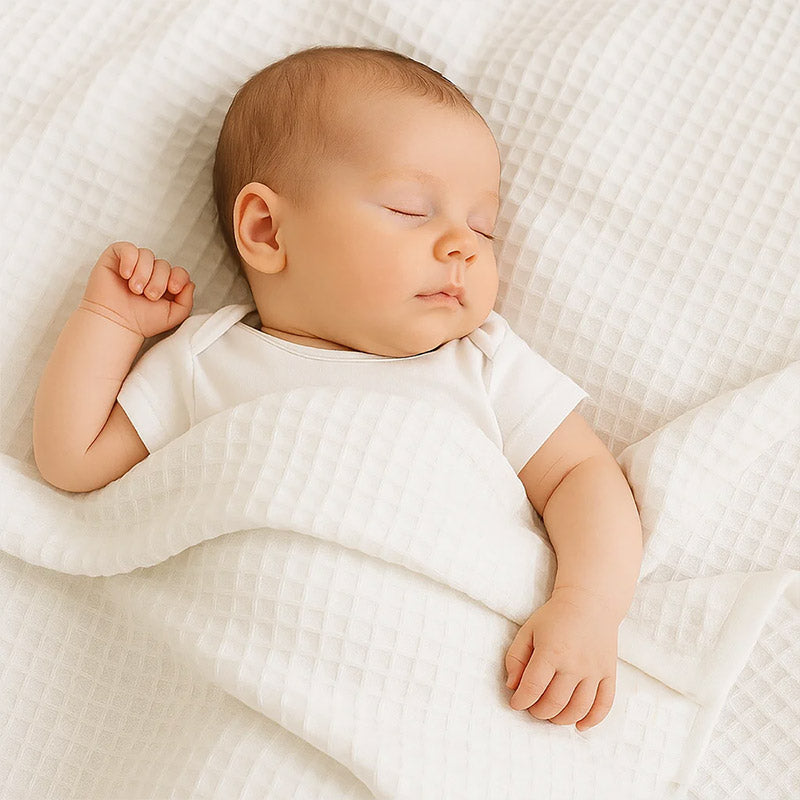 couverture nid abeilles puericulture bebe bio