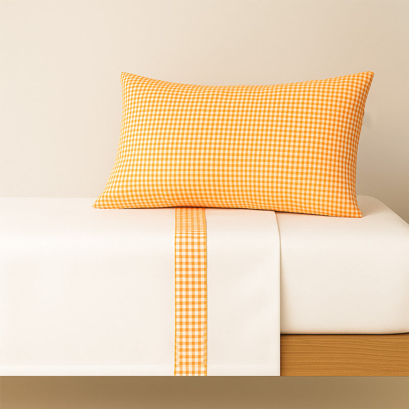 drap plat bebe en coton bio papate blanc 80x110