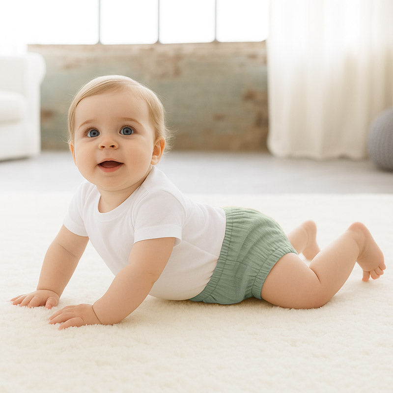 bloomers gaze coton bio honey vert