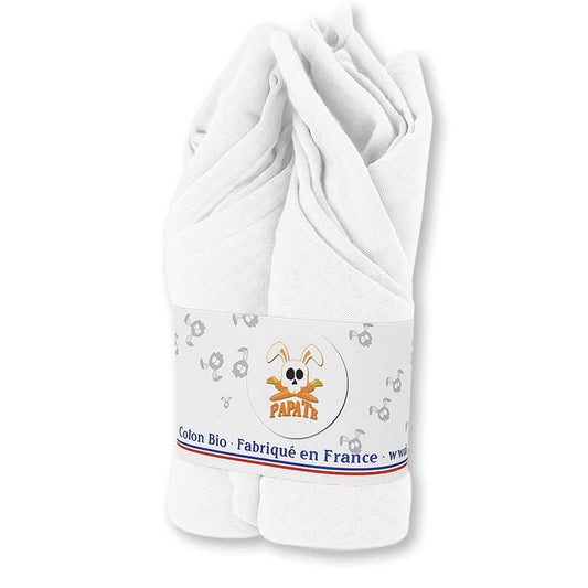 langes blanc en coton bio puericulture