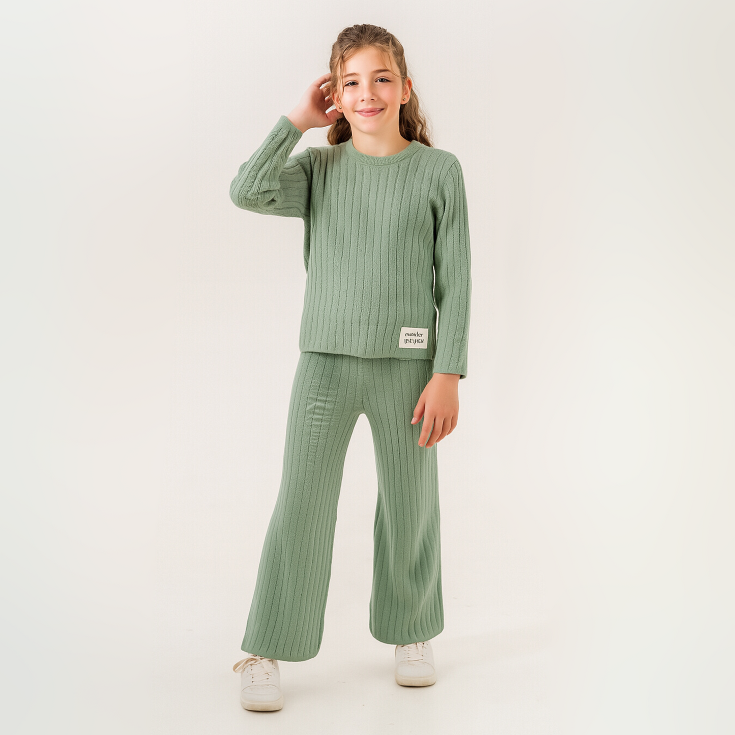 Lulu Luxury Girls Knit Set-0