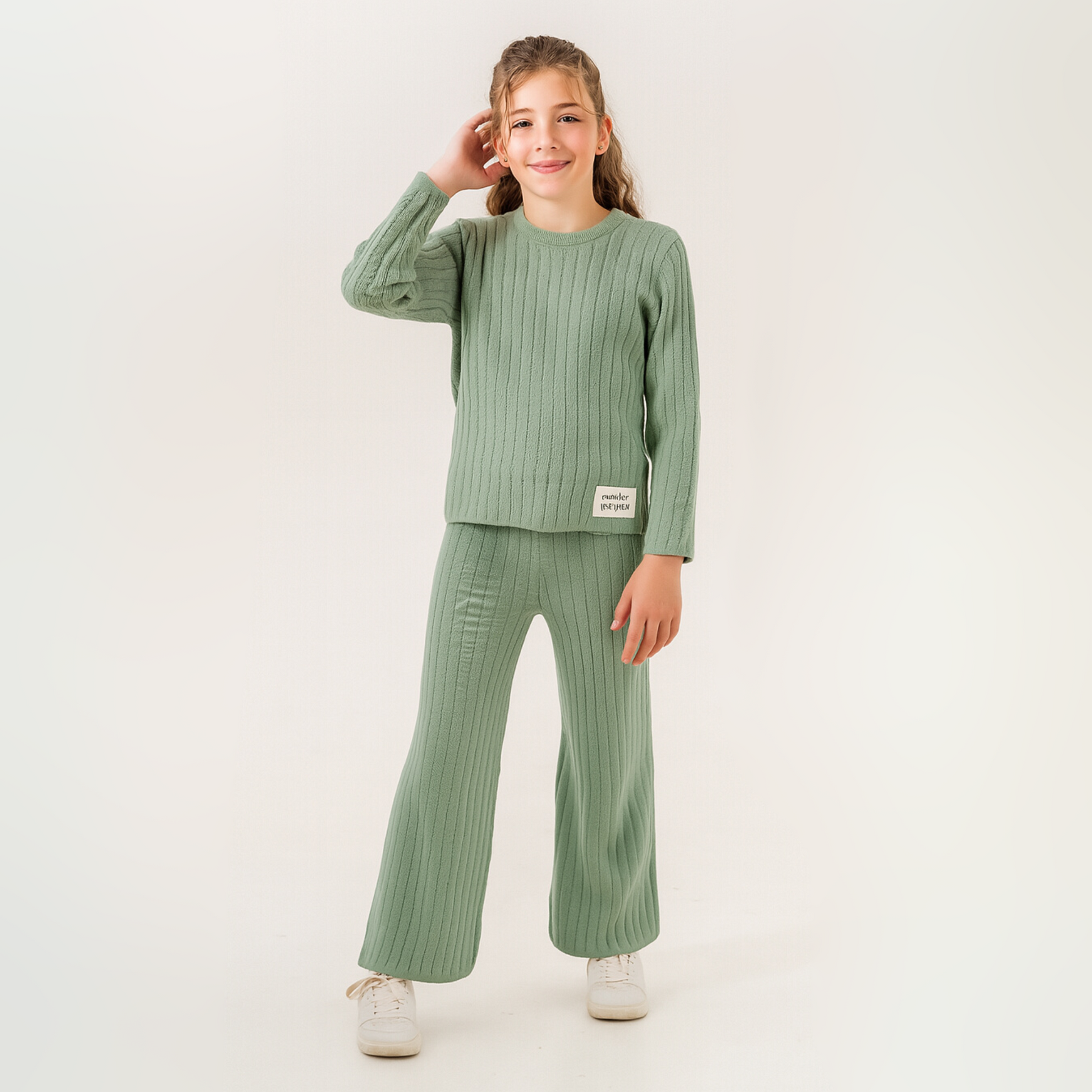 Lulu Luxury Girls Knit Set-0