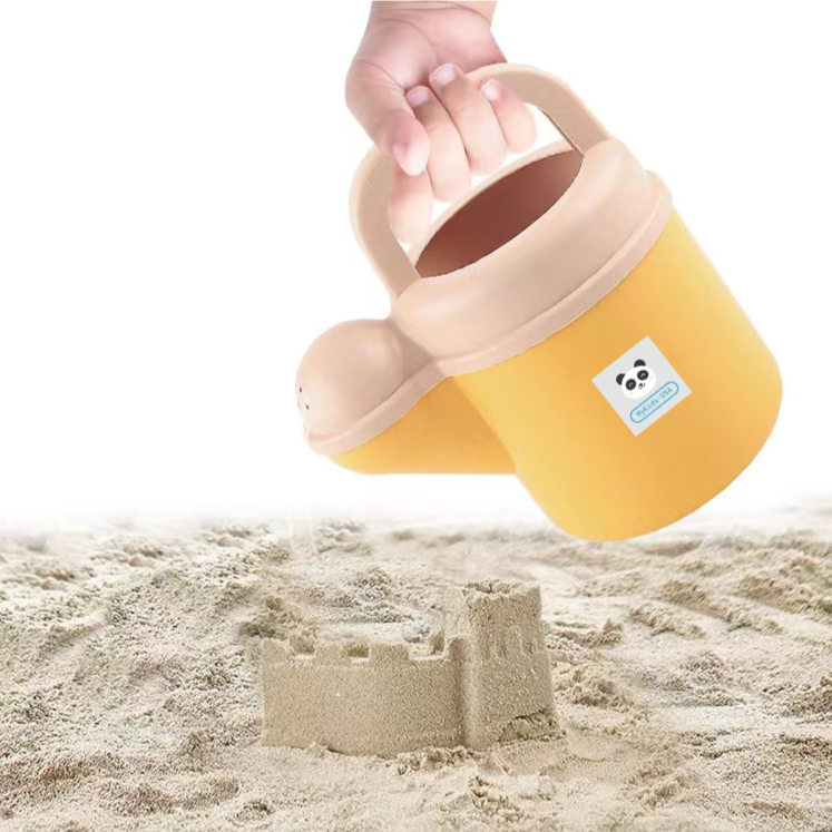 Children's Beach Toy Wheat Straw Beach Bucket Set With Sand Sand Dredging Tools Outdoor Toy-2