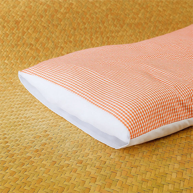 Taie d'oreiller en Coton Bio Blanc-3