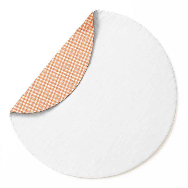 tapis eveil vichy blanc en coton bio papate